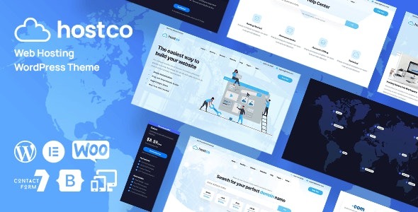Hostco 1.0.4 – Hosting Service WordPress Theme
