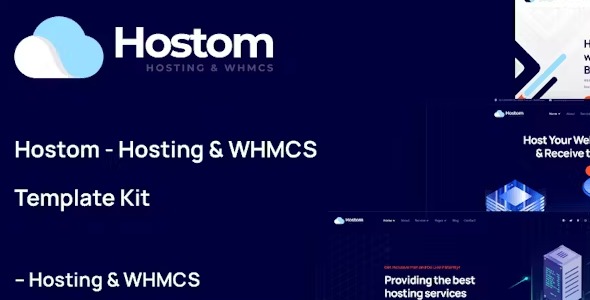 Hostom 1.0 – Kit de Plantillas Elementor for Hosting y WHMCS