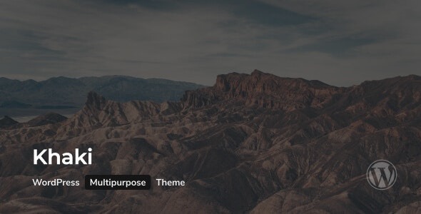 Khaki 2.0.14 – Responsive Multi-Purpose WordPress Theme