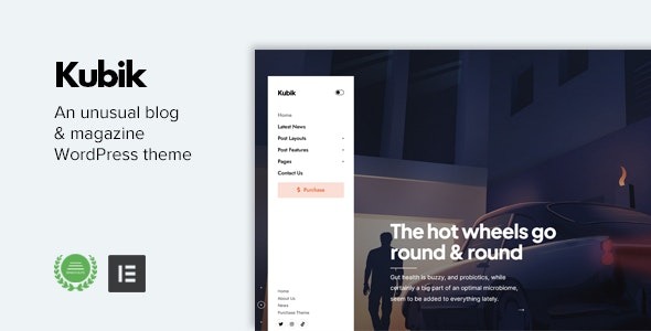 Kubik 1.6 – An Unusual Digital Blog & Magazine WordPress Theme