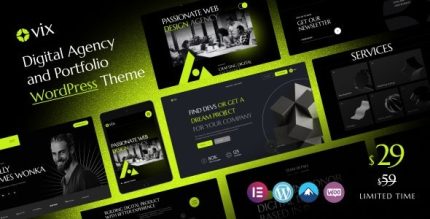 Ovix - Digital Agency & Creative Portfolio WordPress Theme