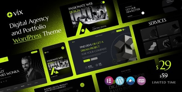 Ovix 1.0.0 – Digital Agency & Creative Portfolio WordPress Theme