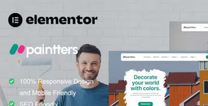 Paintters - Painting Service Elementor Template Kit