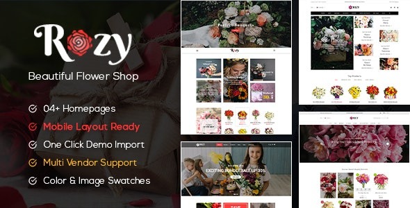Rozy 1.2.26 – Flower Shop WooCommerce WordPress Theme