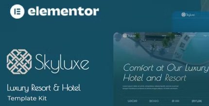 Skyluxe - Luxury Resort & Hotel Elementor Template Kit