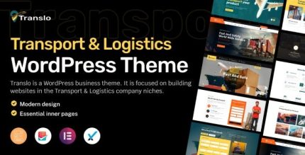 Translo - Logistics and Transportation WordPress Theme