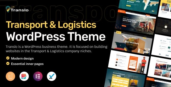 Translo 1.1 – Logistics and Transportation WordPress Theme