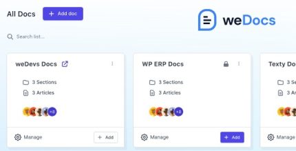 weDocs - Knowledgebase