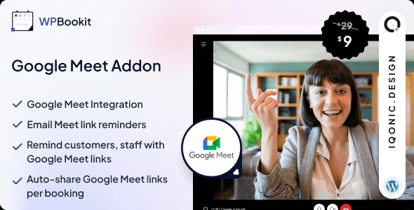 WPBookit Google Meet Addon 1.1.0