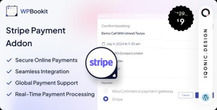 WPBookit Stripe Payment Addon