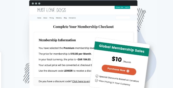 Paid Membership Pro Local Pricing 1.1.2