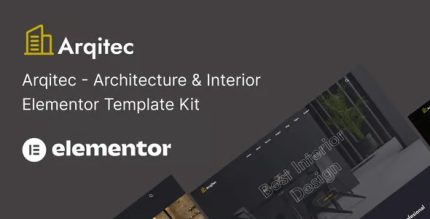 Arqitec - Architecture & Interior Elementor Template Kit