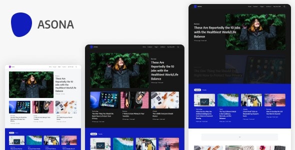 Asona 1.3 – Blog and Magazine WordPress Theme
