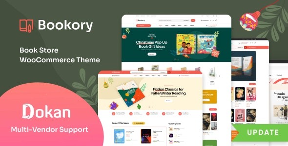 Bookory 2.2.6 – Book Store WooCommerce Theme