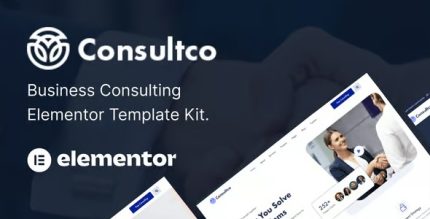 Consultco - Consulting Business Elementor Template Kit