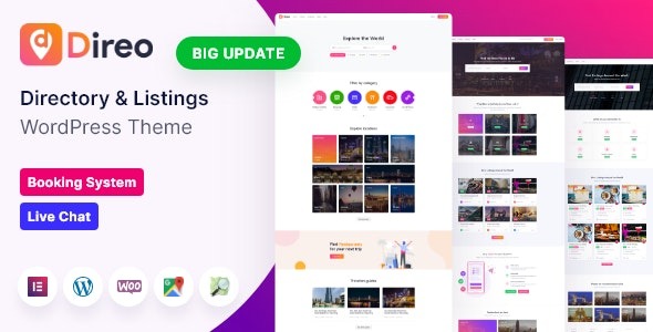 Direo 3.0.3 – Directory & Listing WordPress Theme