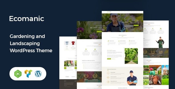Ecomanic 2.9.0 – Gardening and Landscaping WordPress Theme