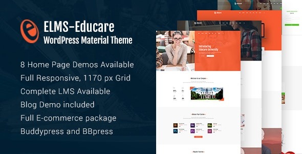 Elms 1.0.0 – Educational Material WordPress Theme