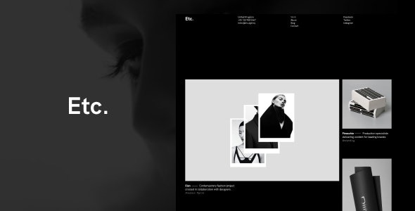 Etc. 1.1.4 – Portfolio Creative WordPress Theme