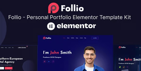 Follio 20250416 – Personal Portfolio Elementor Template Kit