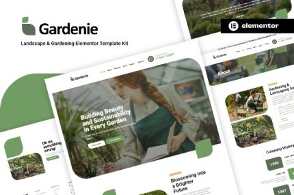 Gardenie - Landscape & Gardening Elementor Template Kits
