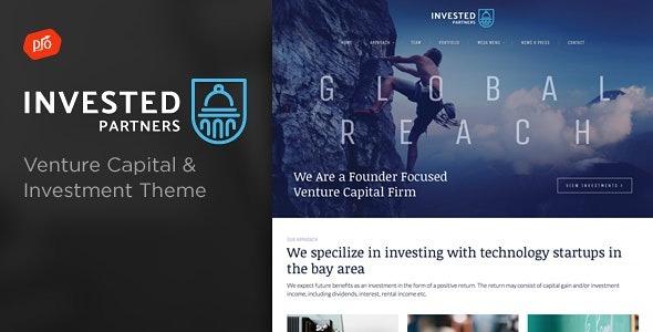 Invested 2.2 – Venture Capital & Investment WordPress Theme