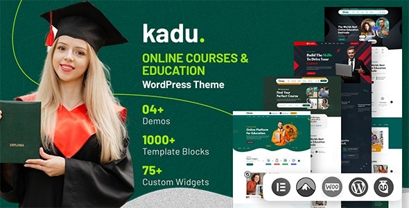 Kadu 1.0 – Education WordPress Theme