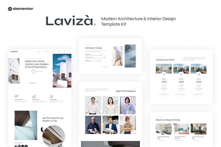 Laviza 1.0 – Modern Architecture & Interior Design Template Kit