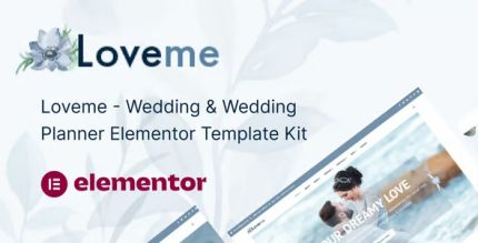 Loveme - Wedding & Wedding Planner Elementor Template Kit