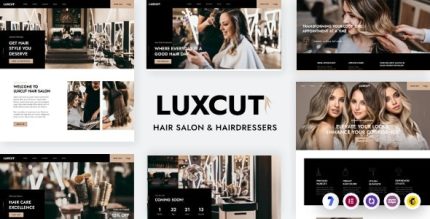Luxcut - Hair Salons and Hairdressers WordPress Theme