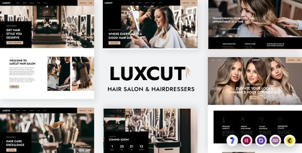 Luxcut 1.2 – Hair Salons and Hairdressers WordPress Theme