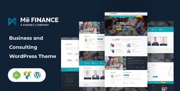 Me Finance 2.7.0 – Business and Consulting WordPress Theme