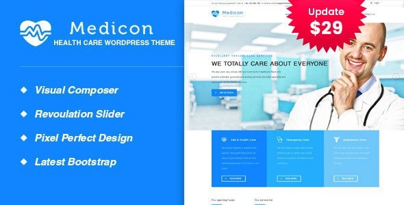 Medicon 2.8 – Health and Medical WordPress Theme