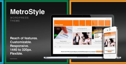 MetroStyle - Responsive All Purpose WordPress Theme