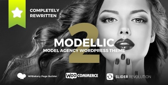 Modellic 3.3.16 – WooCommerce & Booking Model Agency WordPress Theme