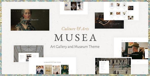 Musea 1.4.0 – Art Gallery and Museum Theme
