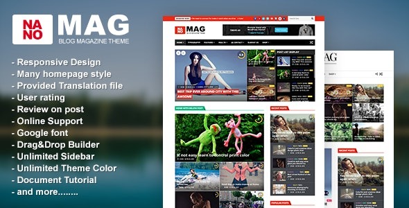 NanoMag 1.7 – Responsive WordPress Magazine Theme