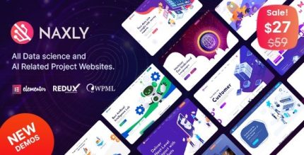 Naxly - Data Science & Analytics WordPress Theme