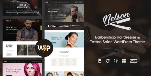 Nelson 1.5.0 – Barbershop Hairdresser, Tattoo Salon Theme