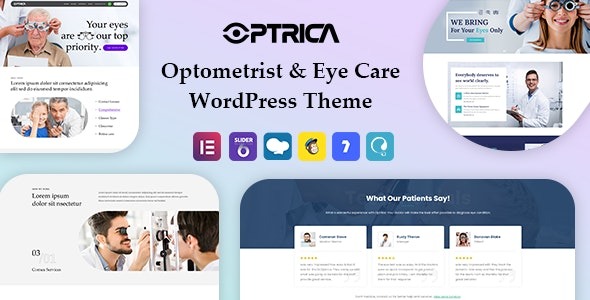 Optrica 1.1 – Optometrist & Eye Care WordPress Theme