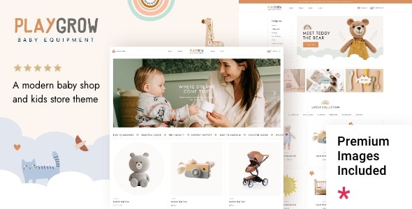 PlayGrow 1.1 – Baby Shop and Kids Store Theme