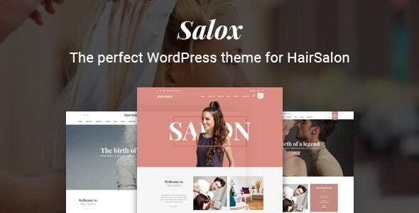 Salox 1.1.2 – Hair Salon WordPress Theme