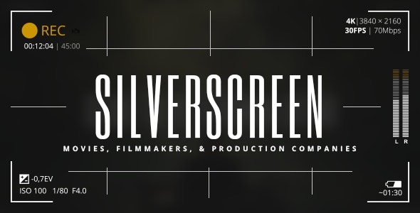 Silverscreen 1.8 – A Theme for Movies, Filmmakers, and Production Companies