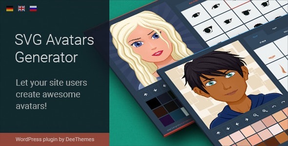 SVG Avatars Generator 1.7.3 – WordPress Plugin