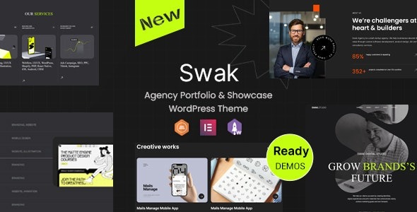 Swak 1.0.2 – Agency Portfolio & Showcase WordPress Theme