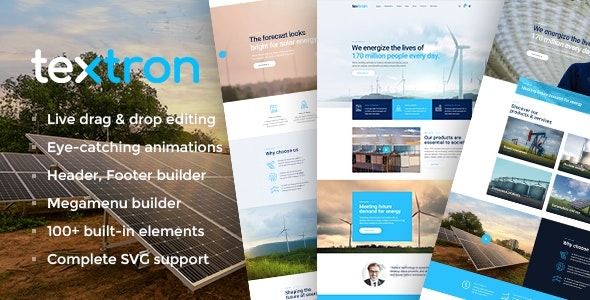Textron 1.6 – Industrial WordPress Theme + WooCommerce Shop