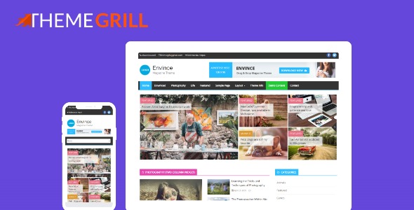 ThemeGrill Envince Pro 2.2.1
