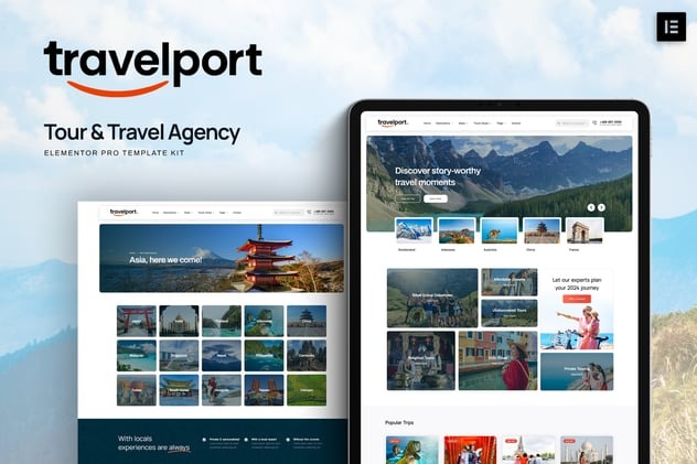 Travelport 1.0 – Blogging Package for Elementor Page Builder