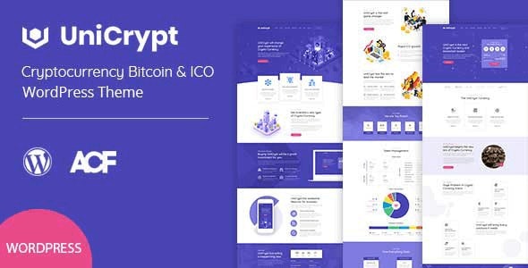 UniCrypt 1.0.0 – Cryptocurrency & ICO WordPress Theme