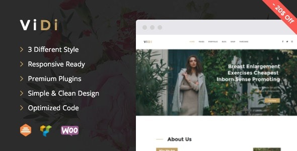 ViDi 1.1.2 – Multi-Purpose Corporate WordPress Theme